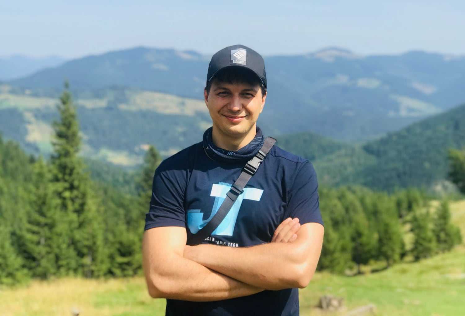 Dmytro Oliinyk at mountains
